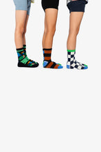 Load image into Gallery viewer, Deux Par Deux 3-Pack Socks Navy Mix
