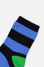 Load image into Gallery viewer, Deux Par Deux 3-Pack Socks Navy Mix
