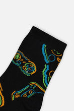 Load image into Gallery viewer, Deux Par Deux 3-Pack Socks Black Mix

