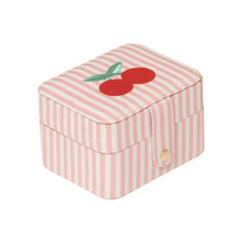 Load image into Gallery viewer, Rockahula Stripy Cherry Jewellery Box
