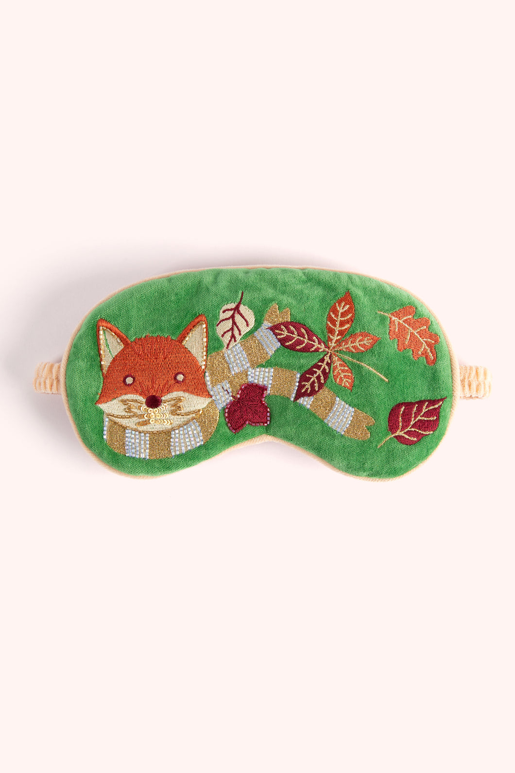 Powder UK Velvet Lavender Eye Masks Cozy Fox