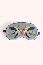 Load image into Gallery viewer, Powder UK Velvet Lavender Eye Masks Swooping Swallow
