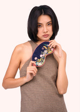Load image into Gallery viewer, Powder UK Navy Floral Hedgerow Eye Mask

