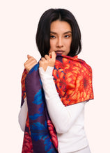 Load image into Gallery viewer, Powder UK Chrysanthemum Lux Print Scarf

