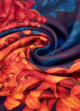 Load image into Gallery viewer, Powder UK Chrysanthemum Lux Print Scarf
