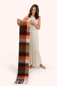 Powder UK Molly Cozy Scarf Navy Mix
