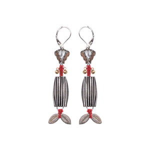 Ayala Bar Metal Bloom, Zamira Earrings