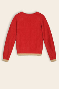 Nono Ketan Plush Sweater Samba Red