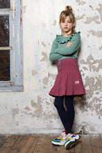 Load image into Gallery viewer, Nono Noor Skirt with Smock Waistband Samba Red
