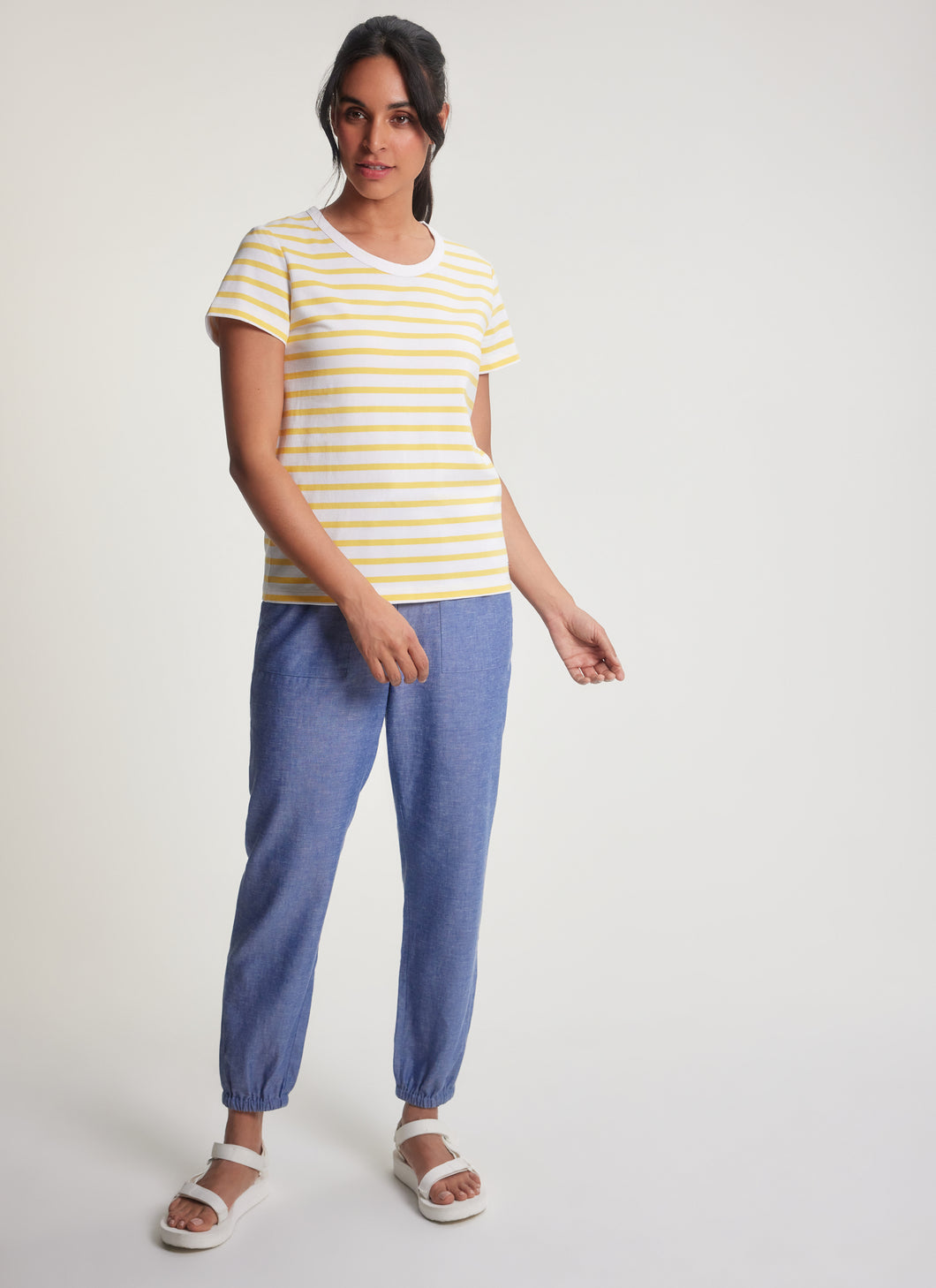 FIG Newport Short Sleeve Tee Mimosa Yellow