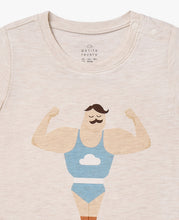 Load image into Gallery viewer, Petite Revery Nimbus Cloud Strong Man Onsie

