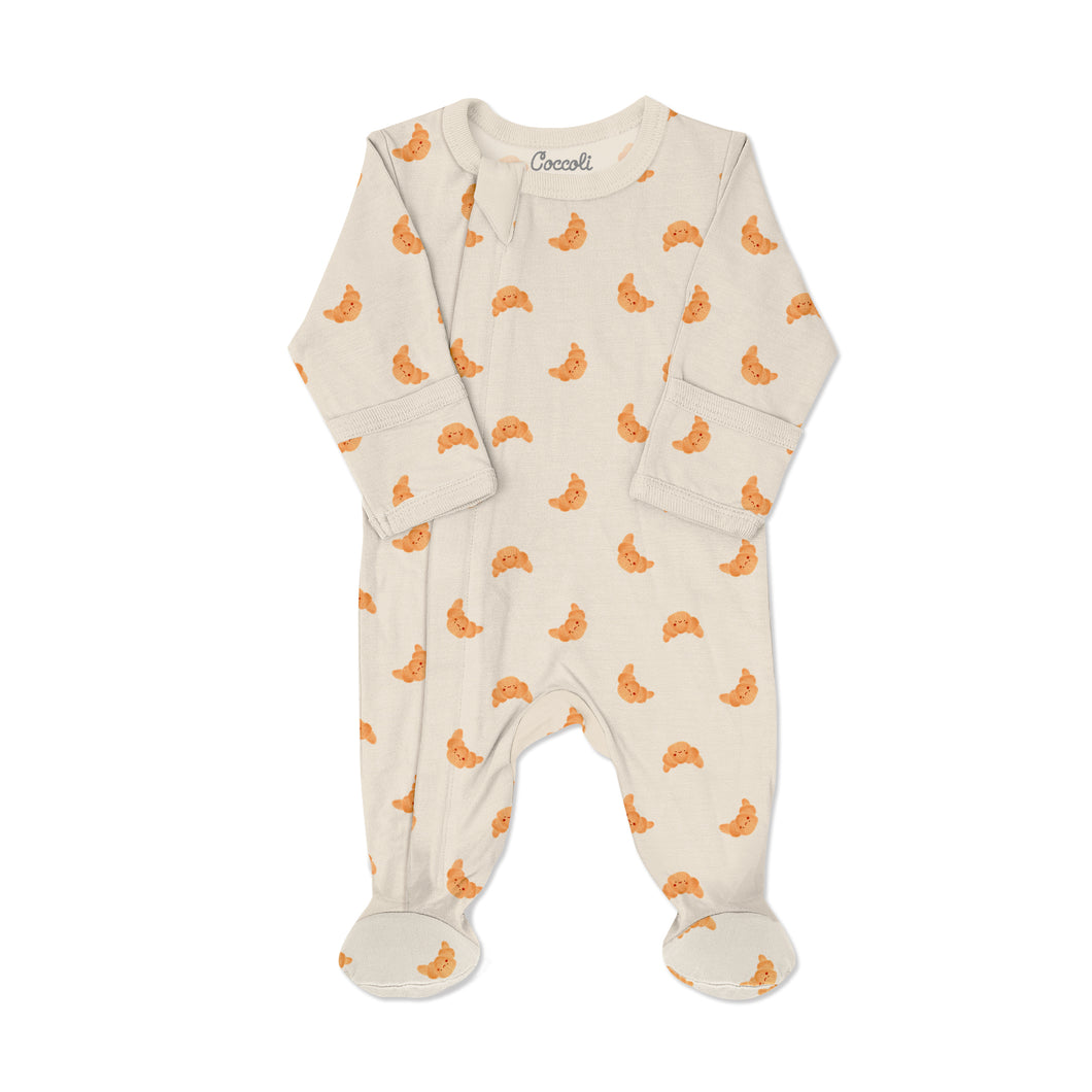 Coccoli x La Petite Ourse Collab Modal Zip Sleeper Croissant