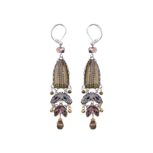 Ayala Bar Golden Dunes, Zemaria Earrings