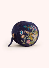 Load image into Gallery viewer, Powder UK Navy Floral Hedgerow Jewellery Box
