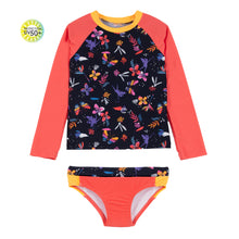 Load image into Gallery viewer, Nano Fairies and Butterflies Rashguard Swimsuit
