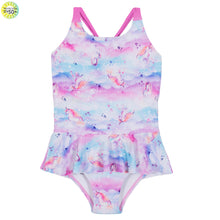 Load image into Gallery viewer, Nano Unicorn One Pc Ruffle Swimsuit
