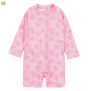 Nano Turtles Long Sleeve Swimsuit