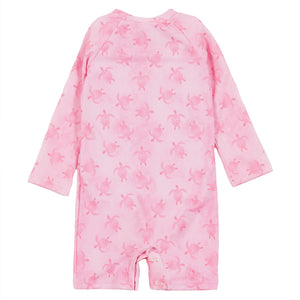 Nano Turtles Long Sleeve Swimsuit