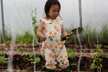 Load image into Gallery viewer, Little Green Radicals Flora Frill Summer Playsuit
