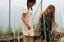 Load image into Gallery viewer, Little Green Radicals Button Dress Flora
