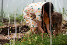 Load image into Gallery viewer, Little Green Radicals Button Dress Flora
