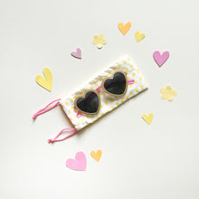 Load image into Gallery viewer, Rockahula Glitter Heart Sunglasses
