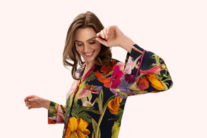 Powder UK Supersoft Pyjamas Midnight Posy
