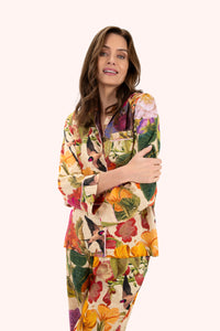 Powder UK Supersoft Pyjamas Posy Cream