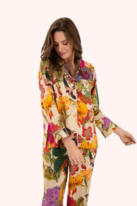 Powder UK Supersoft Pyjamas Posy Cream