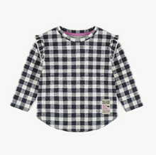 Load image into Gallery viewer, Souris Mini Vichy Plaid Tee and Denim Pants
