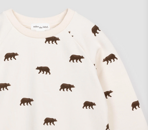 Miles the Label Grizzly Bear Sweatshirt