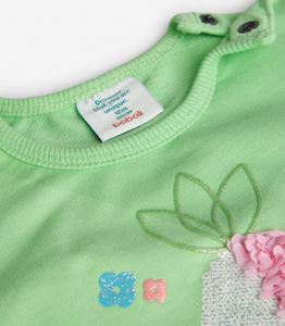 Boboli Pineapple Mint Sweatshirt