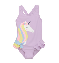 Load image into Gallery viewer, Color Kids Rainbow Unicorn Swimsuit
