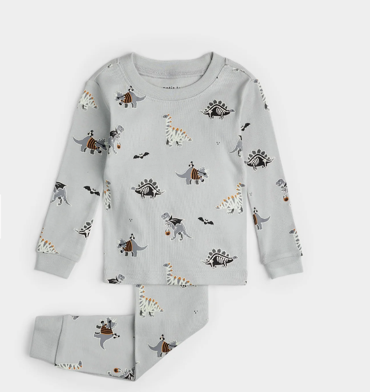 Petit Lem Glow in the Dark Dinoscaries Pyjamas