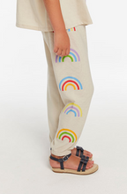 Load image into Gallery viewer, Chaser Brand Rainbow Pant Oatmeal
