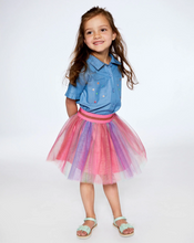 Load image into Gallery viewer, Deux Par Deux Rainbow Tulle Skirt
