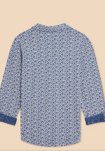 Load image into Gallery viewer, White Stuff UK Annie Jersey Shirt Blue Print

