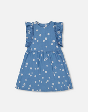 Load image into Gallery viewer, Deux Par Deux Floral Chambray Dress
