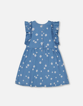 Load image into Gallery viewer, Deux Par Deux Floral Chambray Dress
