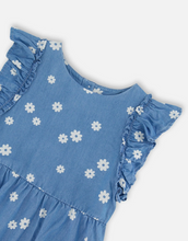 Load image into Gallery viewer, Deux Par Deux Floral Chambray Dress
