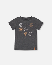 Load image into Gallery viewer, Deux Par Deux Smiley Jersey Tee
