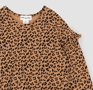 Miles the Label Leopard Print Tee and Legging Set
