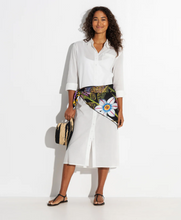 Load image into Gallery viewer, Echo Solana Maxi Shirt Dress White
