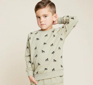 Miles the Label Gorilla Print Sweatshirt