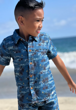 Load image into Gallery viewer, Me and Henry UK Maui Shirt Blue

