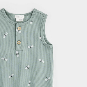 Petit Lem Dragonfly Bubble Playsuit