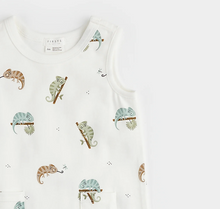 Load image into Gallery viewer, Petit Lem Chameleon Print Sleeveless Playsuit
