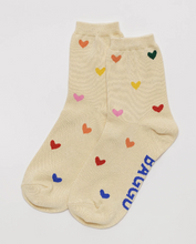 Load image into Gallery viewer, BAGGU Crew Socks Hearts
