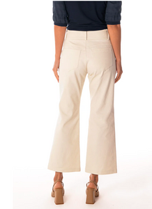 Brenda Beddome Crop Wide Leg Jean Natural