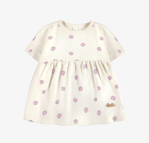 Souris Mini Cream Floral Dress and Bloomer